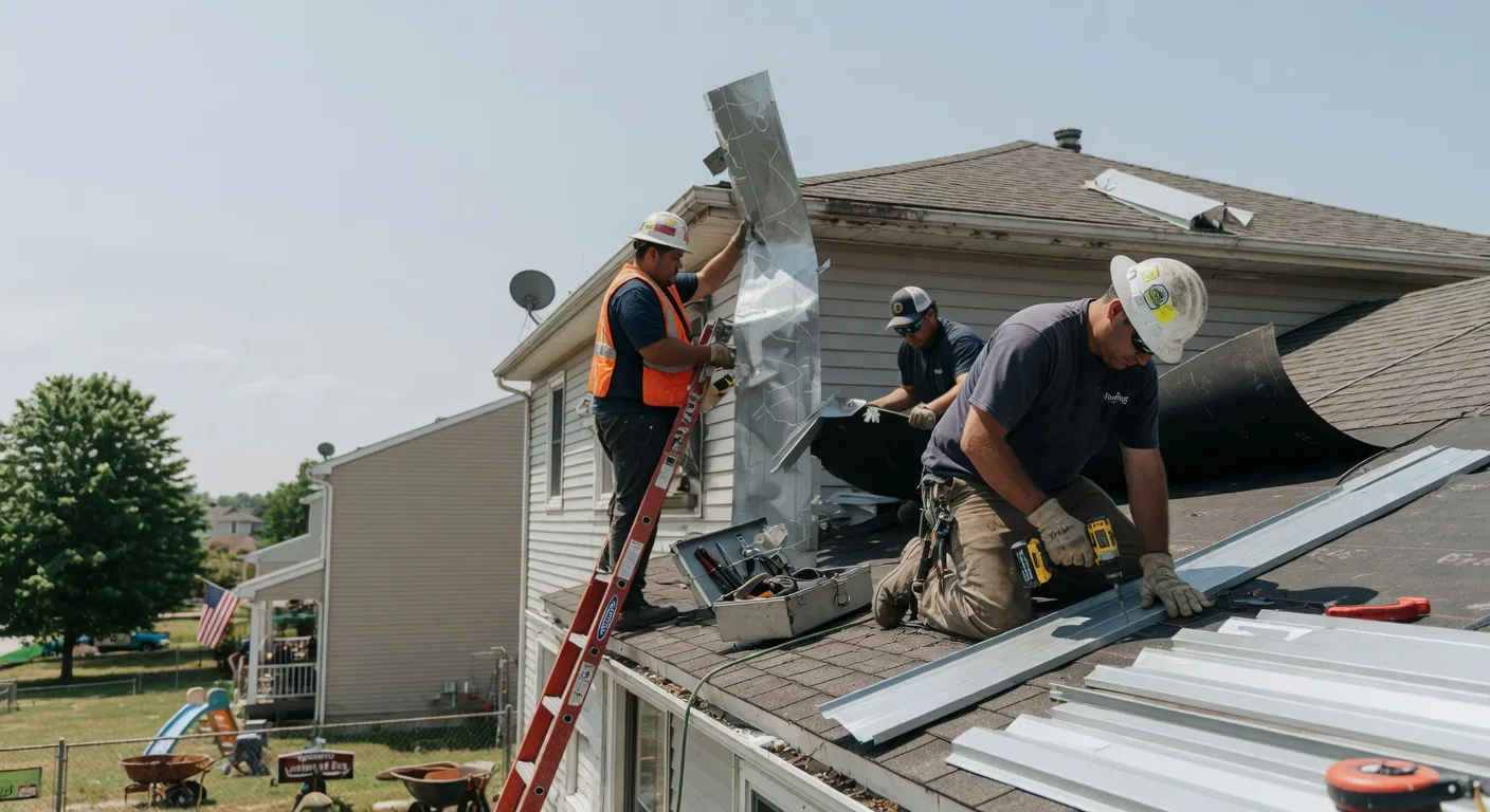 Storm Damage Metal Roof Repair in Montchanin, DE